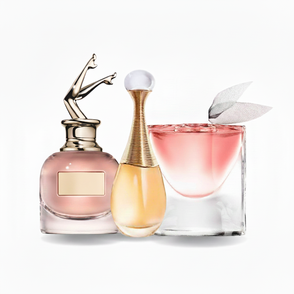 SET MIT 3 Düfte: Elegante DamenDüfte - Blumig-Orientalische Eau de Parfum Kollektion