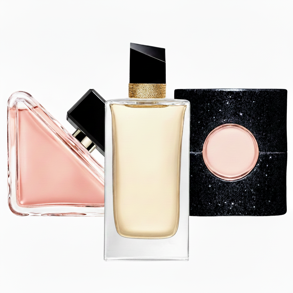 SET MIT 3 Düfte: Blumiges Eau de Parfum, Orientalisches Eau de Parfum und Frisches Eau de Parfum